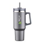 Lucas 40 oz. Double Wall, Stainless Steel Travel Mug - Grey