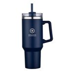 Lucas 40 oz. Double Wall, Stainless Steel Travel Mug - Navy