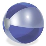Luster Tone Beach Ball - Silver-translucent Blue