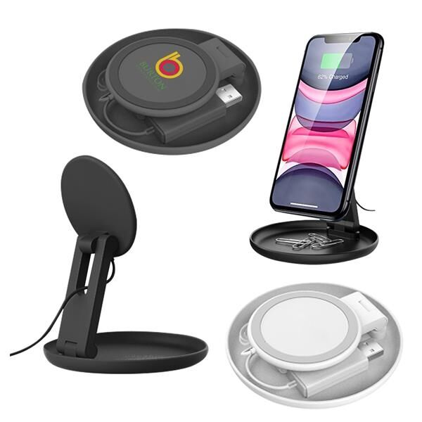 Main Product Image for Mag Max Desktop Wireless Charger With Catchall Tray