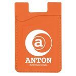 Magnetic Auto Air Vent Phone Wallet - Orange