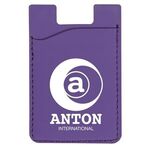Magnetic Auto Air Vent Phone Wallet - Purple