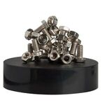 Magnetic Nuts and Bolts - Black-silver