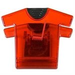 Magnetic Tee Shirt Clip - Translucent Red
