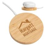 Magport Bamboo 15W Wireless Charger - Bamboo