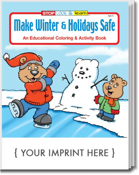 Main Product Image for Make Winter & Holidays Safe Coloring And Activity Book