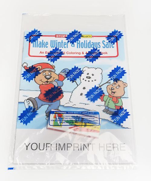 Main Product Image for Make Winter & Holidays Safe Coloring Book Fun Pack