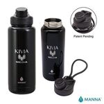 Manna™ 40 oz. Ranger Steel Bottle - Black