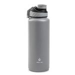 Manna™ Convoy 40 oz. Double Wall Steel Bottle - Grey