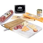 Buy Custom Printed Marble Cutting Board Charcuterie Set