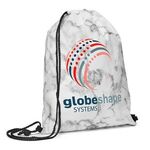 Buy Marble Non-Woven Drawstring Backpack