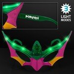 MARDI GRAS PURPLE, GREEN & GOLD MASK LED SHADES -  