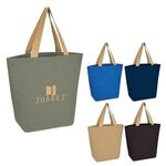 Marketplace Jute Tote Bag -  