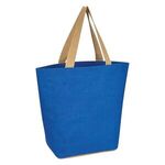 Marketplace Jute Tote Bag -  