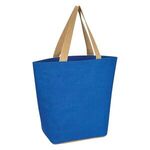 Marketplace Jute Tote Bag -  