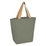 Marketplace Jute Tote Bag -  