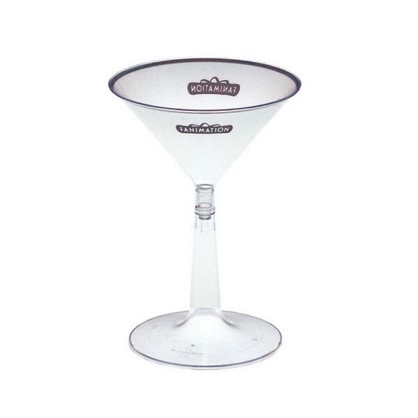 Main Product Image for 6 Oz. 2-Piece Martini Glass - Specialty Cups