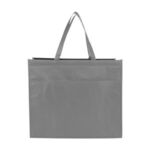 Matte Cooler Tote Bag With 100% RPET Material - Gray