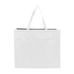 Matte Cooler Tote Bag With 100% RPET Material - White