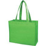 Matte Laminated Non-Woven Shopper Tote Bag - Kelly Green