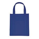 Matte Laminated Non-Woven Shopper Tote Bag - Royal Blue