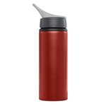 Maui - 24 oz. Aluminum Water Bottle - Laser - Red