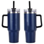 Maxim 40 oz Vacuum Insulated Stainless Steel Mug - Navy Blue