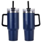 Maxim 40 oz Vacuum Insulated Stainless Steel Mug - Navy Blue
