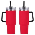 Maxim 40 oz Vacuum Insulated Stainless Steel Mug - Red