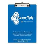 McQuary Letter Size Clipboard with Metal Spring Clip - Blue