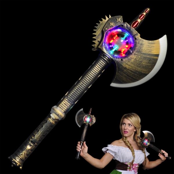 Main Product Image for Medieval axe toy with spinning lights and sound effects