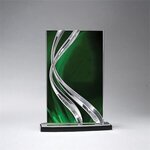 Medium Award - Clear with Green