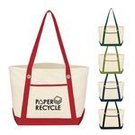 Buy Imprinted Medium Cotton Canvas Sailing Tote Bag