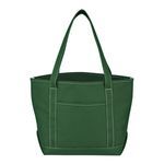 Medium Cotton Canvas Yacht Tote Bag -  