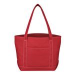 Medium Cotton Canvas Yacht Tote Bag -  