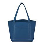 Medium Cotton Canvas Yacht Tote Bag -  