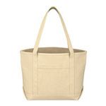 Medium Cotton Canvas Yacht Tote Bag -  