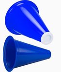 Megaphone with Popcorn Insert - Royal Blue