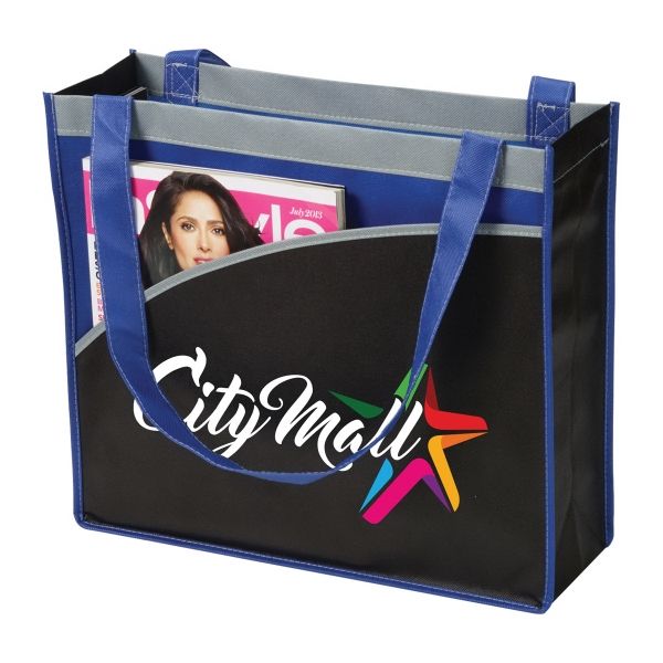Main Product Image for Imprinted Mesa Curve Non-Woven Tote