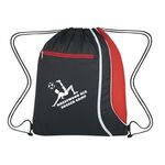 Mesh Accent Drawstring Sports Pack -  