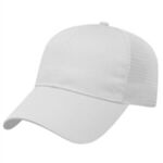 Mesh Back Cap - White