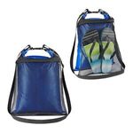 Mesh Water-Resistant Wet/Dry Bag - Blue-reflex