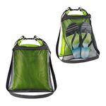 Mesh Water-Resistant Wet/Dry Bag - Green-lime
