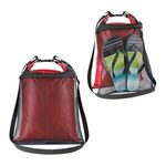 Mesh Water-Resistant Wet/Dry Bag - Red