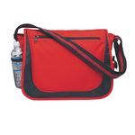 Messenger Bag with Matching Striped Handle -  