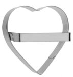 Metal Heart Cookie Cutter - Silver