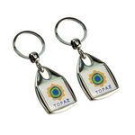 Buy Metal Square Keychain