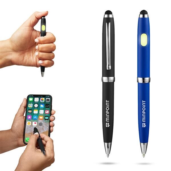 Main Product Image for Metallic COB Ballpen with Stylus