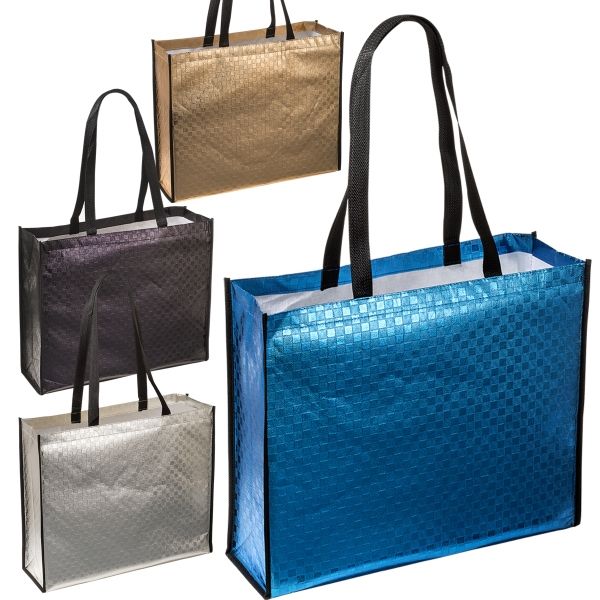 Promotional Metallic Euro Tote with your logo