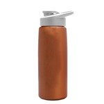 Metallic Flair Bottle - Drink Thru Lid - 26 oz - Copper w/ White Lid